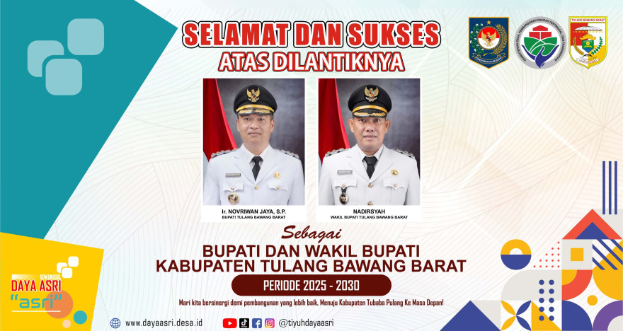 Bupati dan Wakil Bupati Kabupaten Tubaba